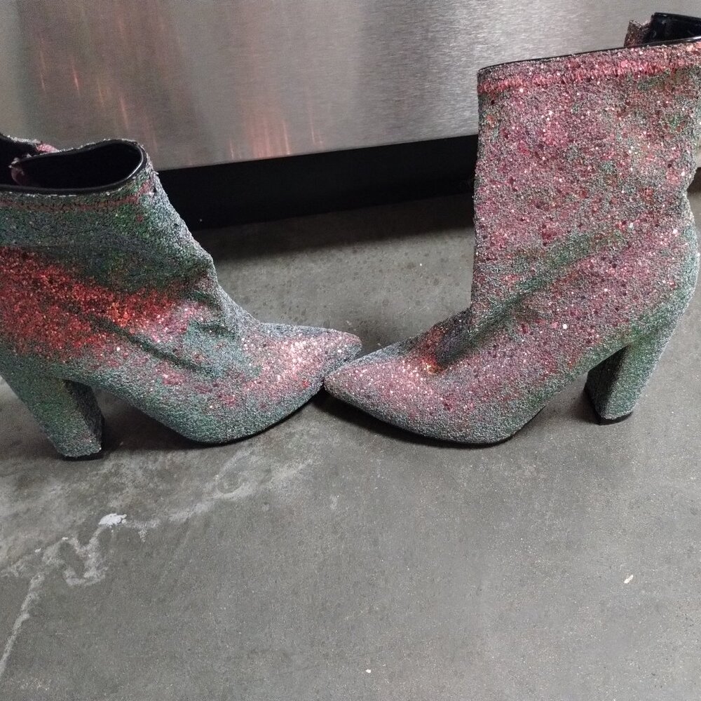 Akira Glitter Bootie
